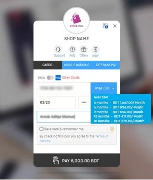 How to avail EMI 3